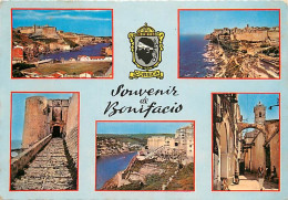 20 - Bonifacio - Multivues - Blasons - CPM - Voir Scans Recto-Verso - Autres & Non Classés