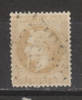 Yvert 28A Oblitération Ambulant CL2 - 1863-1870 Napoléon III Lauré