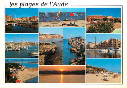 11 - Aude - Les Plages De L'Aude - Multivues - Planche à Voile - Flamme Postale De Gruissan - CPM - Voir Scans Recto-Ver - Sonstige & Ohne Zuordnung