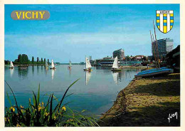 03 - Vichy - Le Plan D'eau - Les Voiliers - Blasons - Carte Neuve - CPM - Voir Scans Recto-Verso - Vichy