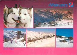 Animaux - Chiens - Husky - Les Menuires - Multivues - CPM - Voir Scans Recto-Verso - Chiens