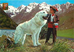 Animaux - Chiens - Chien Des Pyrénées - Montagnes - Enfants - Folklore - Montagnes - CPM - Voir Scans Recto-Verso - Hunde