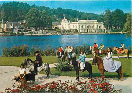 Animaux - Chevaux - Bagnoles De L'Orne - Le Casino Du Lac Et Les Poneys - Voir Scans Recto Verso  - Chevaux