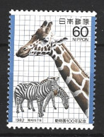 JAPON. N°1408 De 1982. Girafe. - Jirafas