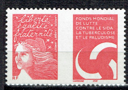 Fonds Mondial Pour La Lutte Contre Le SIDA, La Tuberculose Et Le Paludisme - Unused Stamps