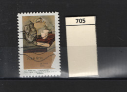 PRIX FIXE Obl 705 YT Juan Gris Le Livre Arts Peintures 59 - Used Stamps