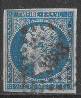 Lot N°170 N°14, Oblitéré PC 3383 TOULOUSE(30), Indice 1 - 1853-1860 Napoléon III