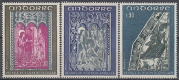 ANDORRA French 242-244,unused - Christendom