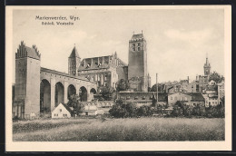 AK Marienwerder /Wpr., Schloss, Westseite  - Westpreussen