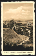 AK Trautenau /Sudetengau, Ortspartie Mit Blick Nach Der Schneekoppe  - Tchéquie