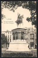 AK Liège, Statue équestre De Charlemagne  - Altri & Non Classificati