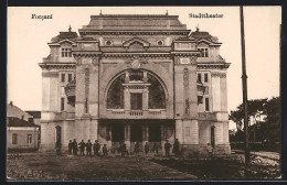 AK Focsani, Grosses Stadttheater  - Rumänien