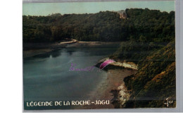 LA ROCHE JAGU 22 - La Légende La Roche Jagu Vue Générale Histoire Au Dos Carte Vierge - Autres & Non Classés