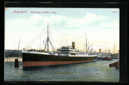 AK Passagierschiff Polynesia Der Hamburg-Amerika-Linie  - Steamers