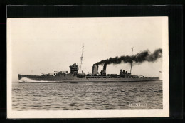 Pc HMS York In Voller Fahrt  - Krieg