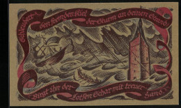 Notgeld Oldenburg I. O. 1921, 50 Pfennig, Rettungsboot Auf Stürmischem Meer  - [11] Local Banknote Issues