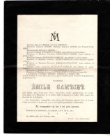 Ellezelles 1863 - 1923  ,  Emile Cambier - Décès