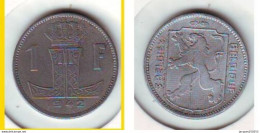 1 Franc Zinc 1942 FL/FR - 1 Franc