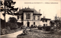 20874 Cpa 87 Oradour Sur Vayres - Château Callandreau - Oradour Sur Vayres