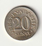 20 SENTI 1935   ESTLAND /146/ - Estland