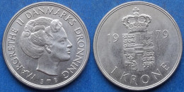 DENMARK - 1 Krone 1979 B B KM# 862.2 Margrethe II (1972-2024) - Edelweiss Coins - Dänemark