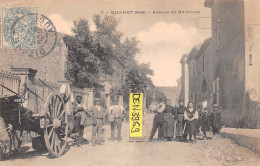 BIZANET (Aude) - Avenue De Narbonne - Voyagé 1906 (2 Scans) - Sonstige & Ohne Zuordnung