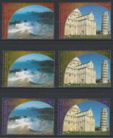 Onu 2002 Timbres Des Carnets Emission Commune Italie Unesco Pise Eoliennes UN UNO Joint Issue Italy Pisa Eoli - Emissions Communes