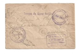 FRANCE - TROUPES DU MAROC OCCIDENTAL - 1915 CORRESPONDANCE MILITAIRE - Briefe U. Dokumente