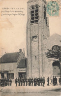 MEREVILLE - Les Fêtes De La Mutualité, Le Cortège Devant L'église. - Mereville