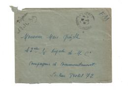 FRANCE - 1939 CORRESPONDANCE MILITAIRE - Cartas & Documentos