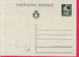 INTERO CARTOLINA POSTALE DEMOCRATICA CENT. 60 (INT. 123) - NUOVA - Entero Postal