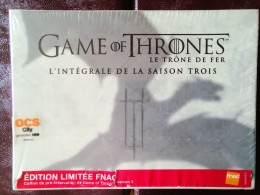 Coffret DVD De Pré-réservation GAMES OF THRONES Saison 3 édition Limitée Et Numérotée - Action, Aventure