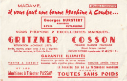 GRITZNER COSSON.... Machines A Coudre  .... - Autres & Non Classés