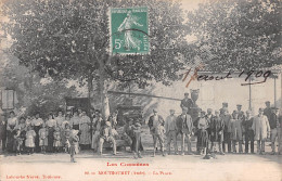 MOUTHOUMET (Aude) - La Place - Les Corbières - Voyagé 1909 (2 Scans) - Autres & Non Classés