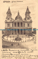 R147251 London. St. Pauls Cathedral. Schaar And Dathe. 1906 - Autres & Non Classés