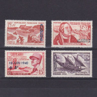 ALGERIA 1956-1958, Sc #B85, 87, 90, 94, Set Of Stamps, MH - Ongebruikt