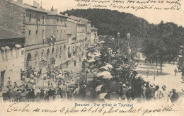 30 BEAUCAIRE ARRIVEE DE TAUREAUX GARDIANS  ANIMATION GARD - Beaucaire