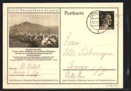 AK Rappoltsweiler /Els, Panorama Mit Gebirgszug, Ganzsache Lernt Deutschland Kennen  - Cartes Postales