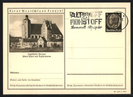 AK Ingolstadt, Obere Pfarr Und Taschenturm, Ganzsache Lernt Deutschland Kennen  - Postcards