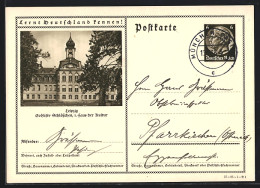 AK Leipzig, Gohliser Schlösschen, Ganzsache Lernt Deutschland Kennen  - Postcards