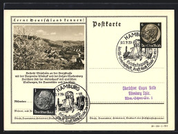 AK Weinheim A. D. Bergstrasse, Ortsansicht, Ganzsache Lernt Deutschland Kennen  - Postkarten