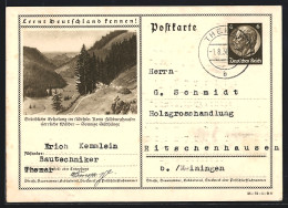 AK Hildburghausen, Wald, Ganzsache Lernt Deutschland Kennen  - Postcards