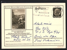 AK Schonach /Hochschwarzwald, Ortsansicht, Ganzsache Lernt Deutschland Kennen  - Briefkaarten