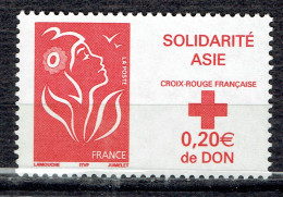 Croix-Rouge Française : Timbre Avec Surtaxe Au Profit Des Victimes Du Tsunami - Unused Stamps