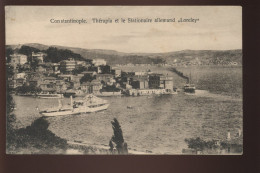 TURQUIE - CONSTANTINOPLE - THERAPIA ET LE STATIONAIRE ALLEMAND LORELEY - Turquie