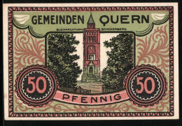 Notgeld Quern, 50 Pfennig, Das Entrissene Heimatland Alsen-Sonderburg  - [11] Emissions Locales