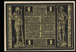 Notgeld Fränkisch-Crumbach 1921, 1 Mark, Gedicht Zum Rodenstein  - [11] Local Banknote Issues