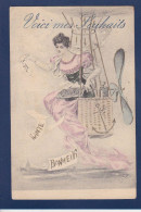 CPA 1 Euro Viennoise En Pied Femme Woman Illustrateur Art Nouveau Circulé Prix De Départ 1 Euro - 1900-1949