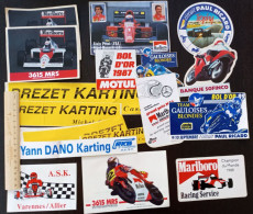 Lot 17 Autocollants Formule 1 Grand Prix Karting N°1 - Stickers