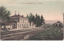 FR66 PRADES - Brun 1173 Colorisée - La Gare - Belle - Prades